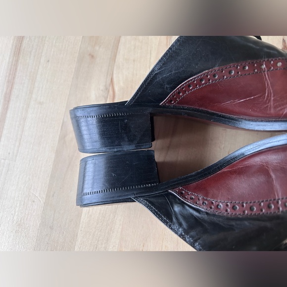 Vintage Leather Brogue Mules - Picture 6 of 8